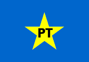 Variant Flag of Brazilian Workers Party (PT)